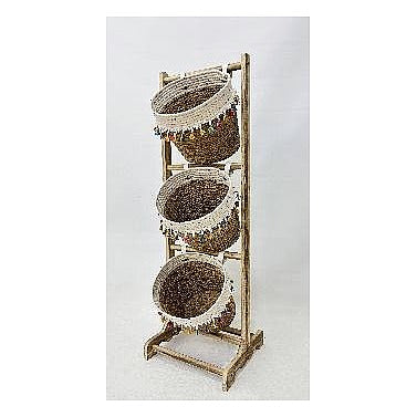 TC- GW001 - SOPORTE CON CESTAS DE MIMBRE (6/1)