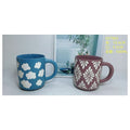 H-TX037 - TAZAS DE CERÁMICA DECORADAS (36/1)