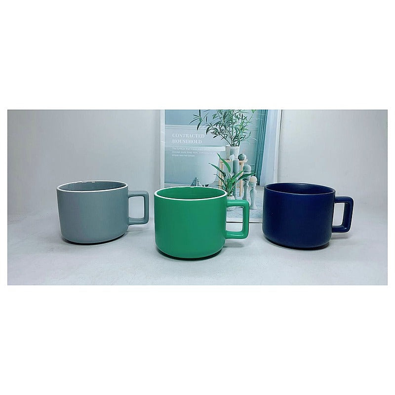 H-TX041 - TAZAS DE CERÁMICA EN COLORES SURTIDOS (72/1)