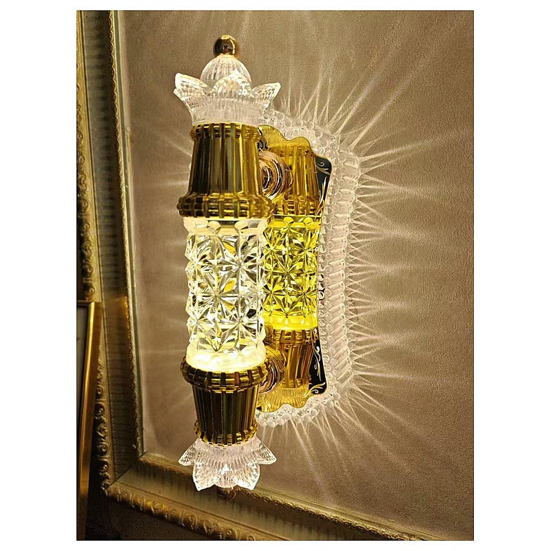 NHL-134 - APLIQUE DE PARED DECORATIVO DE CRISTAL (10/1)