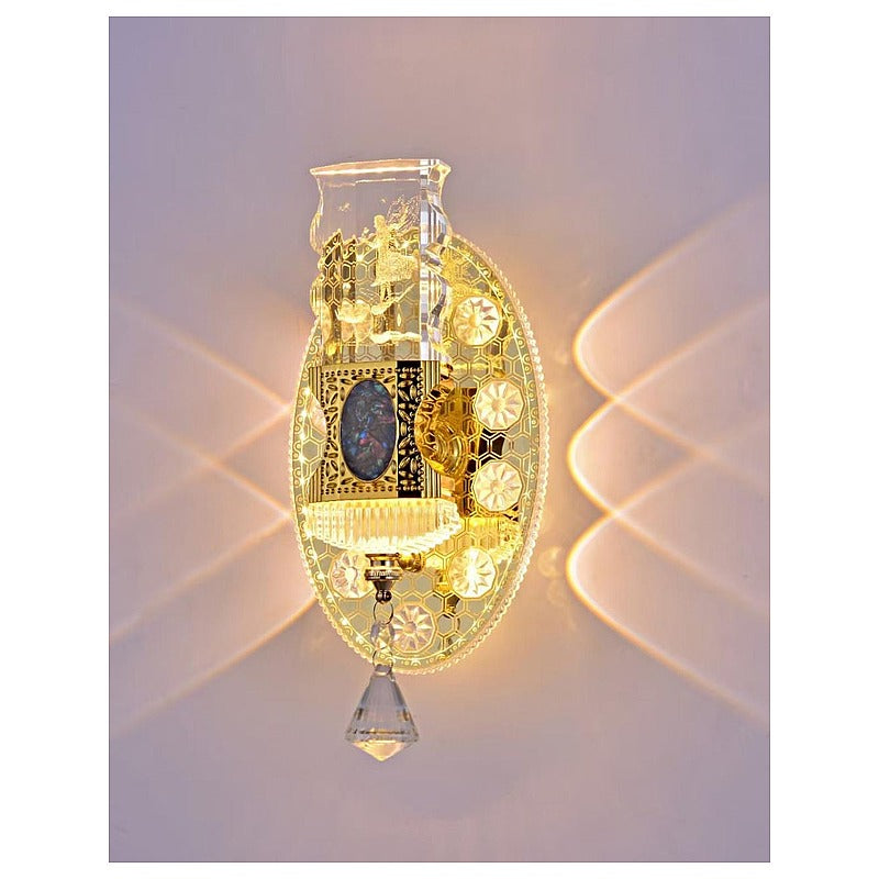 NHL-143 - APLIQUE DE PARED CON CRISTAL DECORATIVO (10/1)