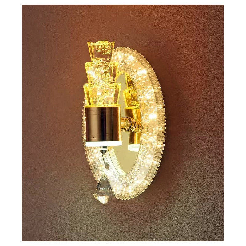 NHL-151 - APLIQUE DE PARED CON CRISTAL DECORATIVO (10/1)