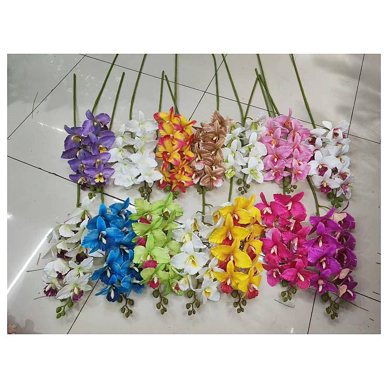 KRF72 - RAMO DE ORQUÍDEAS ARTIFICIALES MULTICOLOR (280/1)