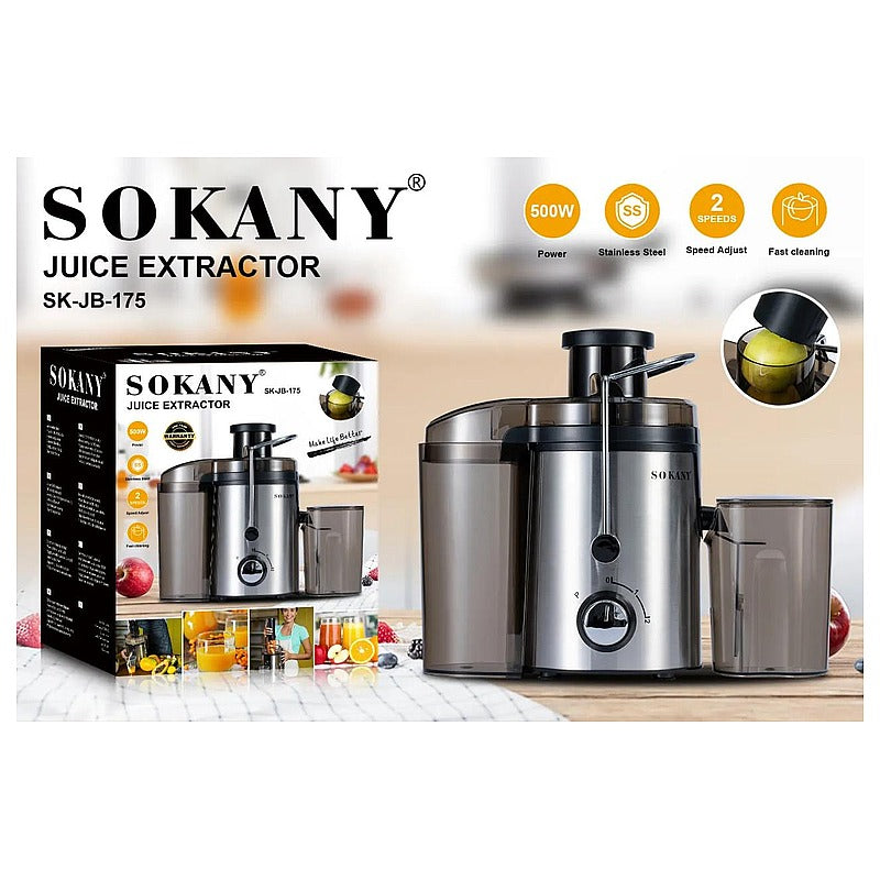 SK-JB-175 - EXTRACTOR DE JUGOS SOKANY 500W (6/1)