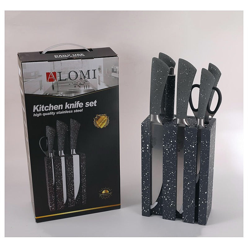 KT-KGB-4 - SET DE CUCHILLOS DE COCINA CON BLOQUE (12/1)