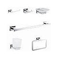 MBA3056P - SET DE ACCESORIOS PARA BAÑO CROMADO (5/1)
