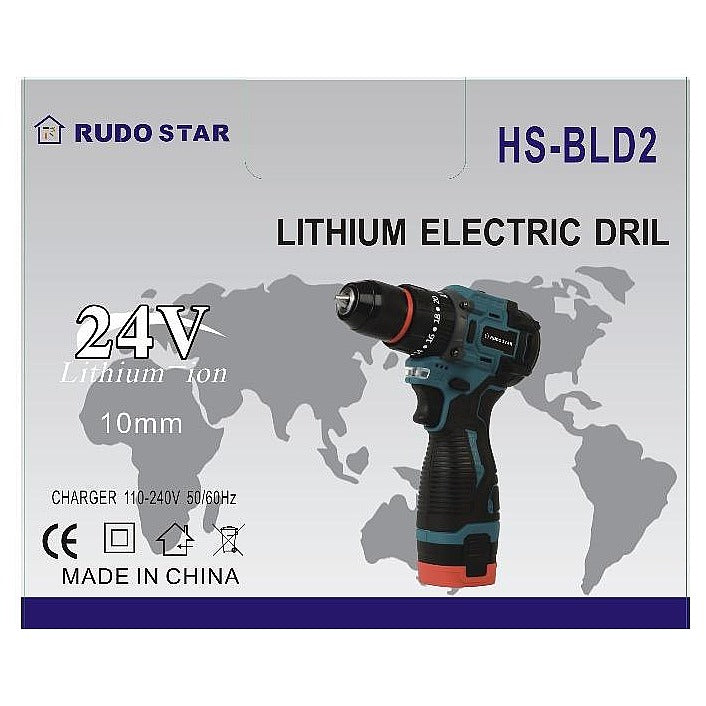 HS-BLD2 - TALADRO ELÉCTRICO INALÁMBRICO 24V (10/1)
