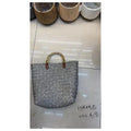 HG-HMV44 - BOLSA DE MANO TEJIDA EN BAMBÚ (60/1)