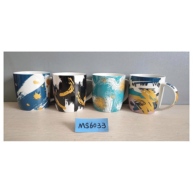HG-TXC47 - SET DE TAZAS CON DISEÑO ABSTRACTO (72/1)