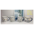 HG-TXC65 - TAZAS DE CERÁMICA DECORADAS 380ML (48/1)