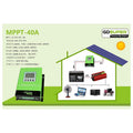 HNE-067 - CONTROLADOR DE CARGA SOLAR MPPT 40A (6/1)