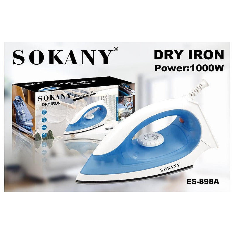 ES-898A - PLANCHA SECA ELÉCTRICA 1000W (20/1)