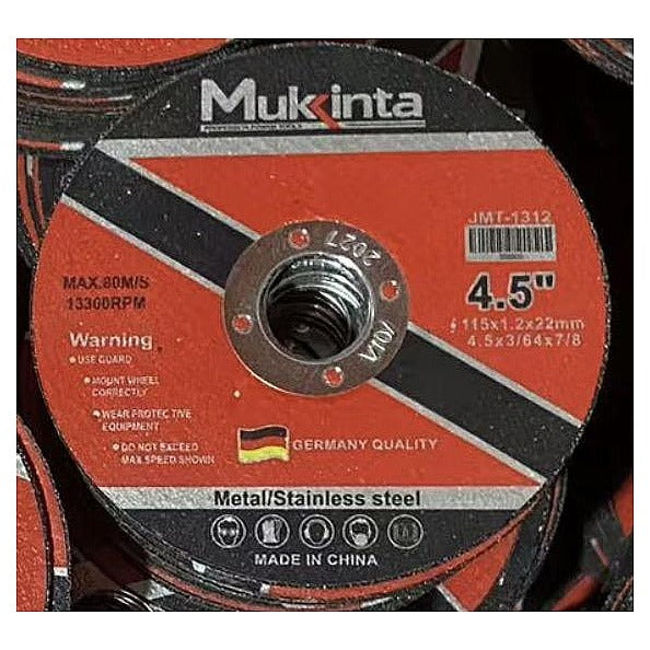 JMT-1312 - DISCO DE CORTE PARA METAL 4.5" (600/1)