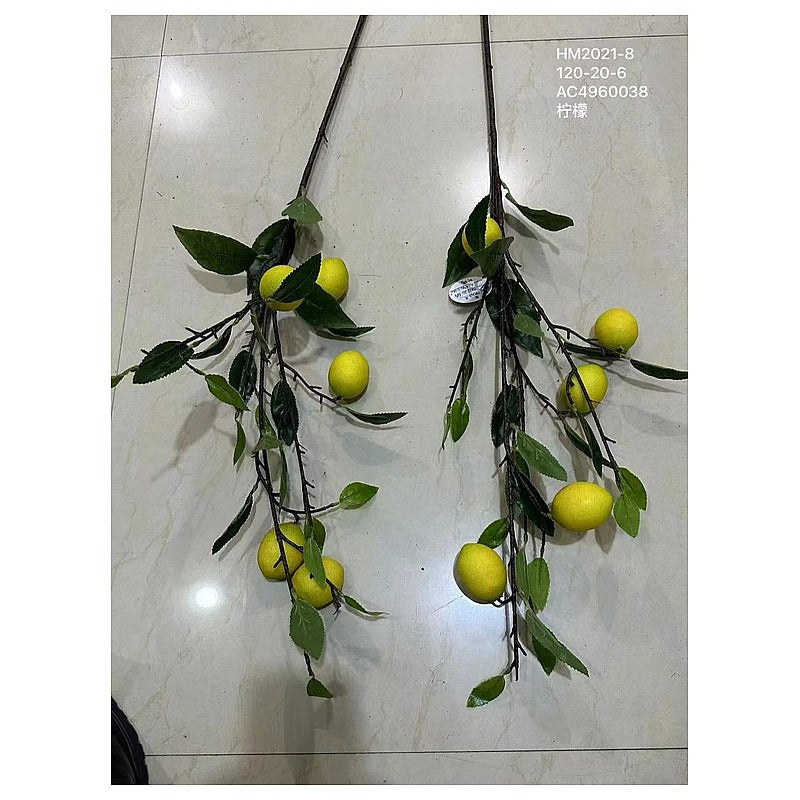 KRF37 - RAMA DECORATIVA DE LIMONES ARTIFICIALES (120/1)