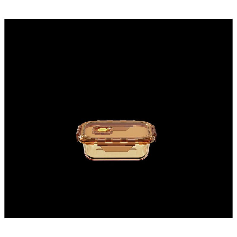 HG- JDN44 - RECIPIENTE HERMÉTICO RECTANGULAR ÁMBAR (36/1)