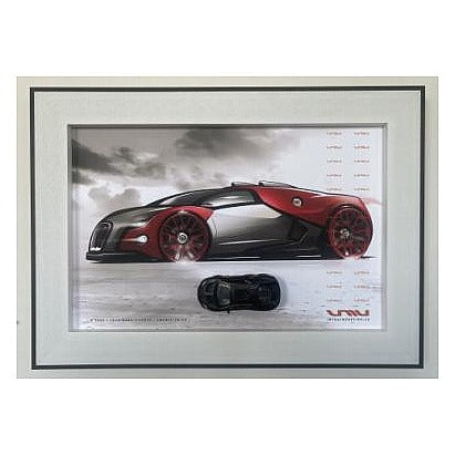 HP-XSD17 - CUADRO CON COCHE DEPORTIVO EN MINIATURA (6/1)