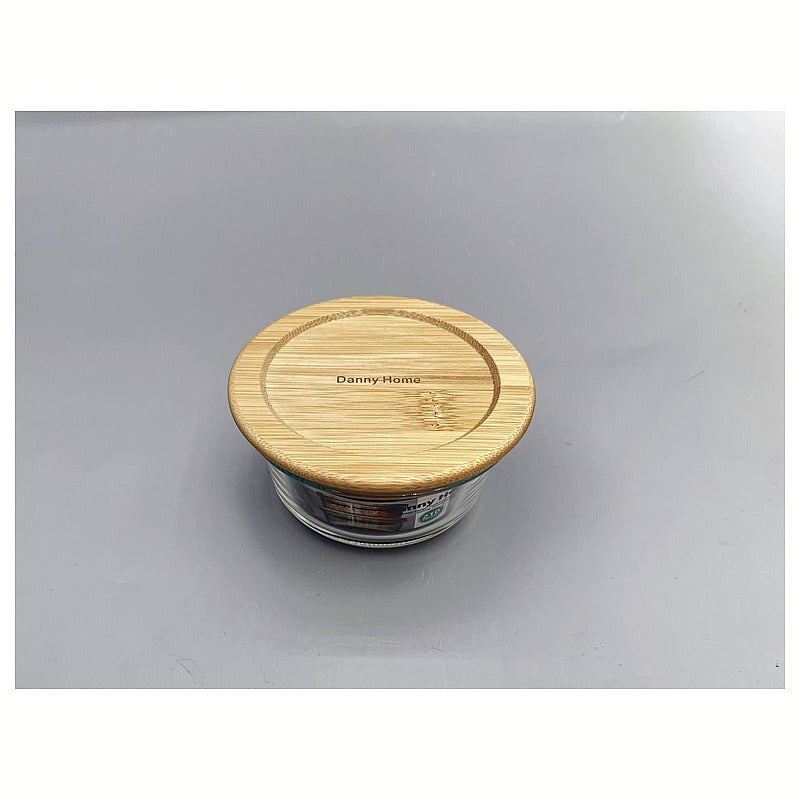 BXH013 - RECIPIENTE DE VIDRIO CON TAPA DE BAMBÚ (36/1)
