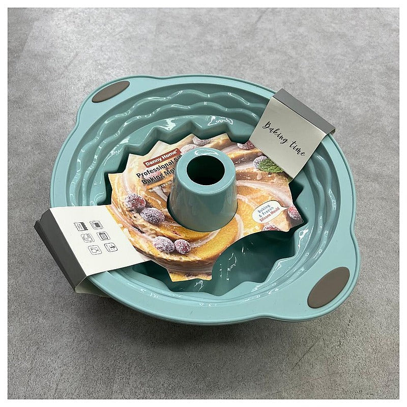DH3294- BLUE - MOLDE PARA PASTEL TIPO BUNDT AZUL (48/1)