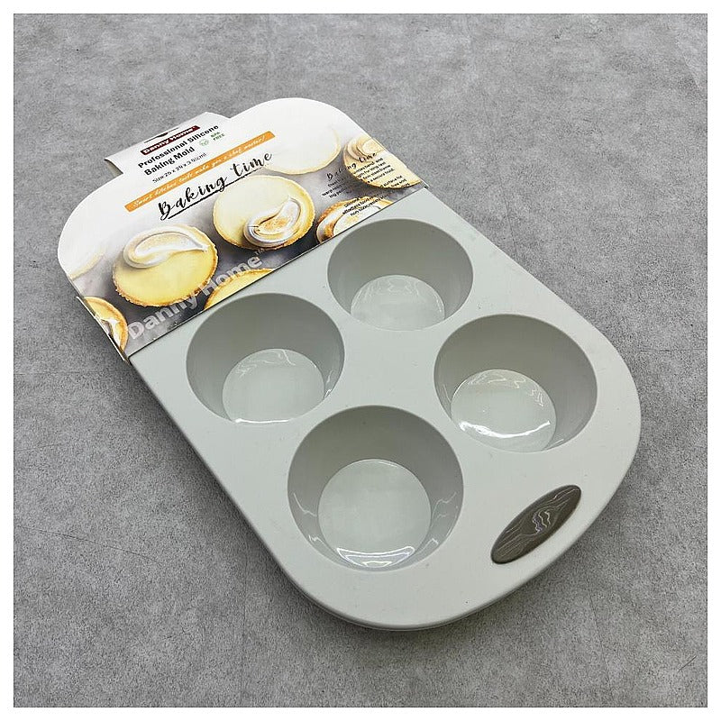 DH3404- STONE - MOLDE PARA MUFFINS DE 4 CAVIDADES (24/1)