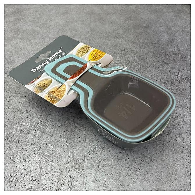 DH0570- BLUE - SET DE TAZAS MEDIDORAS DE PLÁSTICO (96/1)