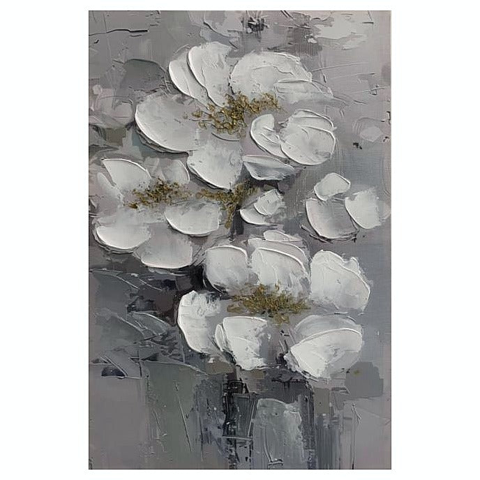 JH-PHP03 - CUADRO CON FLORES BLANCAS (8/1)