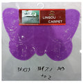 HG-LM033 - TAPETE ANTIDESLIZANTE MARIPOSA MORADO (50/1)