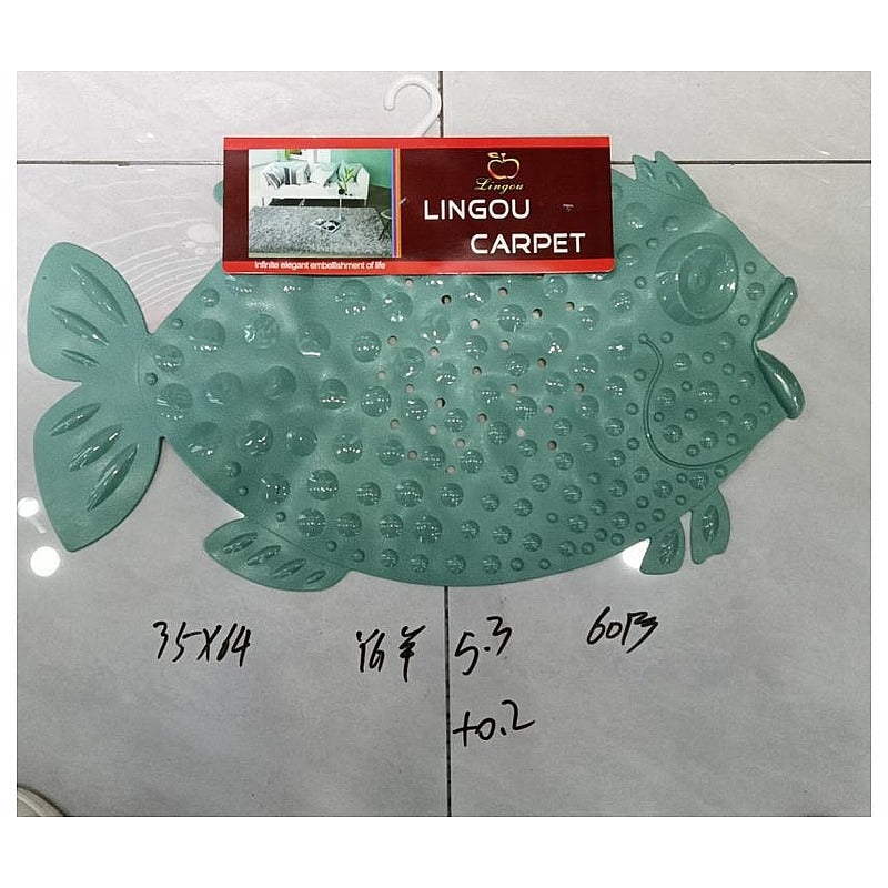HG-LM034 - ALFOMBRA DE BAÑO ANTIDESLIZANTE PEZ (60/1)