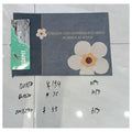 HG-LM036 - ALFOMBRA DECORATIVA CON FLOR (10/1)