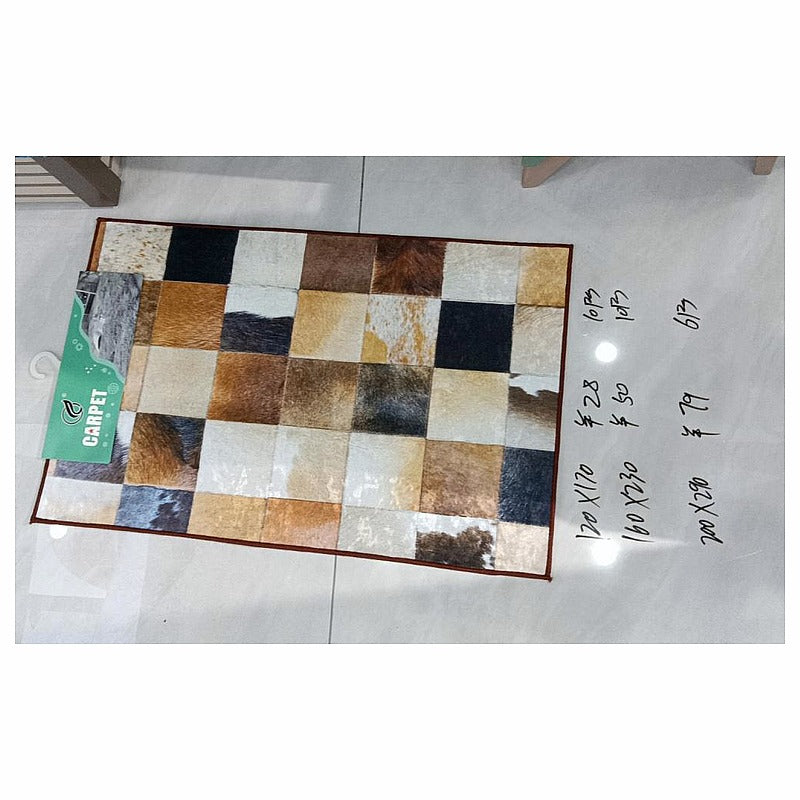 HG-LM041 - ALFOMBRA CON DISEÑO DE CUADROS (6/1)