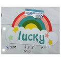 HG-LM053 - TAPETE DE BAÑO ARCOÍRIS MULTICOLOR (60/1)