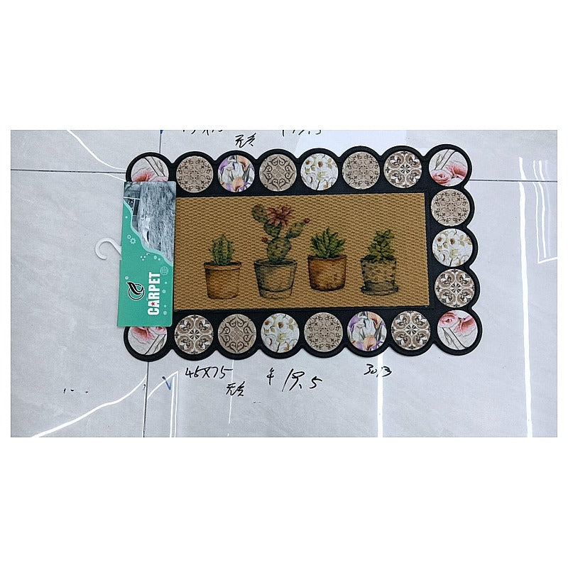 HG-LM067 - TAPETE DECORATIVO CON SUCULENTAS (30/1)