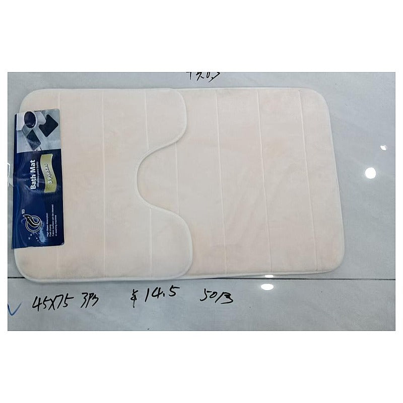 HG-LM082 - TAPETE DE BAÑO BEIGE (50/1)