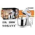 SK-6620 - BATIDORA DE PEDESTAL 2L 250W (12/1)