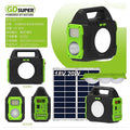 HNE-036 - LÁMPARA RECARGABLE SOLAR CON PANEL (6/1)