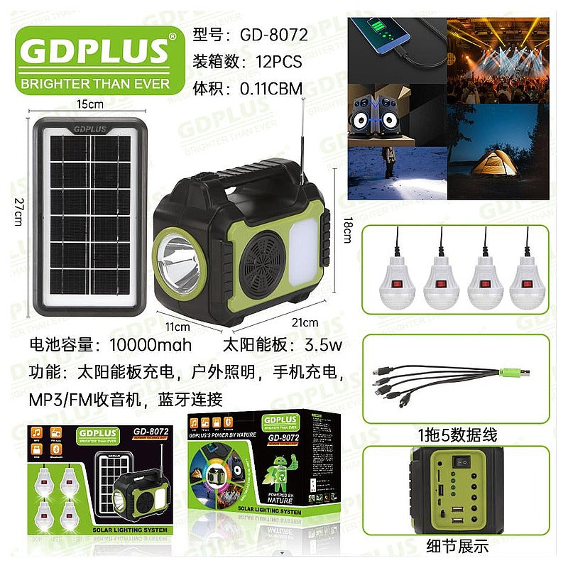 HNE-012 - SISTEMA DE ILUMINACIÓN SOLAR PORTÁTIL (12/1)