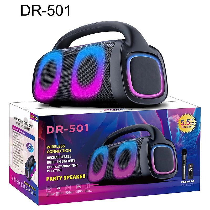 BTR007 - BOCINA BLUETOOTH PARA KARAOKE (6/1)
