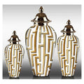 LT-AC420 - JARRONES DECORATIVOS CON TAPA (6/1)
