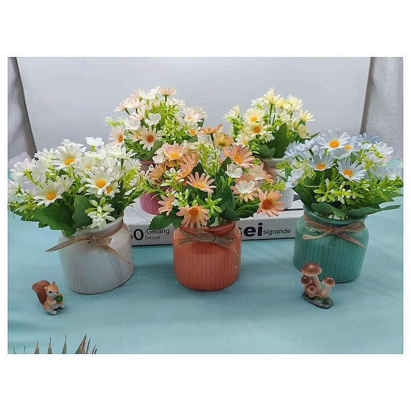H-XWF10 - MACETAS CON FLORES ARTIFICIALES (72/1)