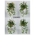 H-XWF17 - PLANTA COLGANTE ARTIFICIAL CON FLORES (96/1)
