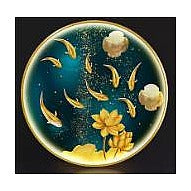 JHP-017 - PLATO DECORATIVO REDONDO (5/1)