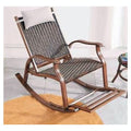 HF-MTC23 - SILLA MECEDORA DE RATÁN Y MADERA (1/1)
