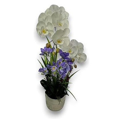 GY34261 - PLANTA DECORATIVA CON FLORES ARTIFICIALES (0340000000263/1)