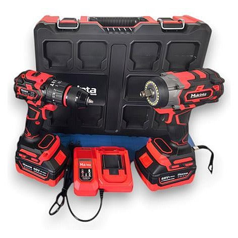 JMT-1124 - KIT TALADRO Y LLAVE DE IMPACTO INALÁMBRICOS (208940/1)