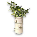 GY32264 - FLORERO DE CERÁMICA CON PLANTAS ARTIFICIALES (0320000000439/1)