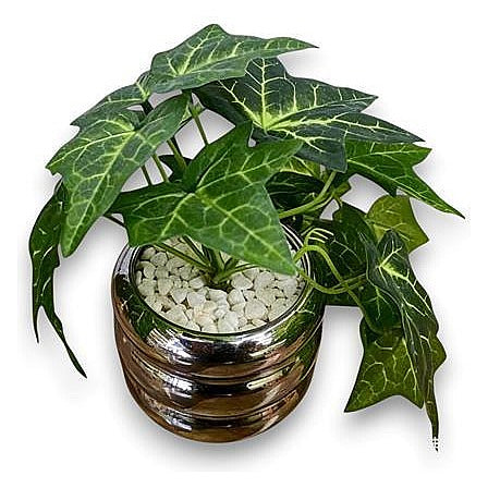 GY32260 - PLANTA ARTIFICIAL EN MACETA DE VIDRIO (0320000000435/1)