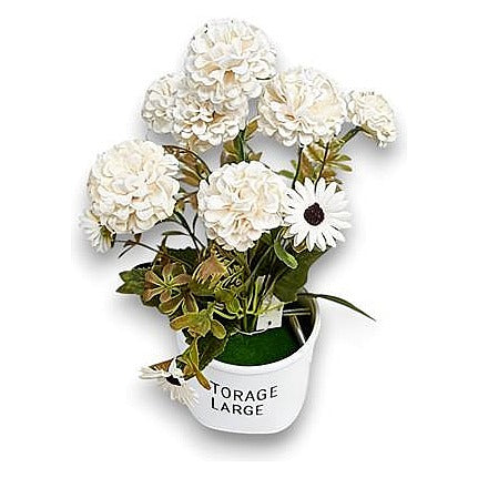 GY32259 - PLANTA ARTIFICIAL EN MACETA BLANCA (0320000000434/1)