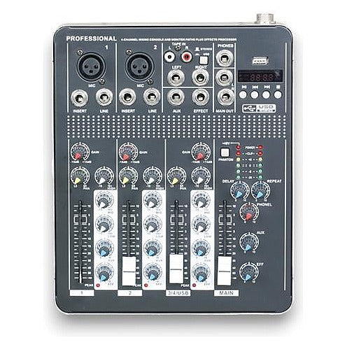 HS-TYT-T4 - CONSOLA MEZCLADORA DE 4 CANALES (503939/1)