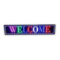 RHX-Q4 - LETRERO LED LUMINOSO "WELCOME" (401387/1)