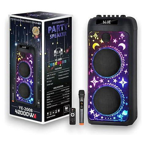 DQ44062 - BOCINA PORTÁTIL CON LUCES LED (0440000000390/1)