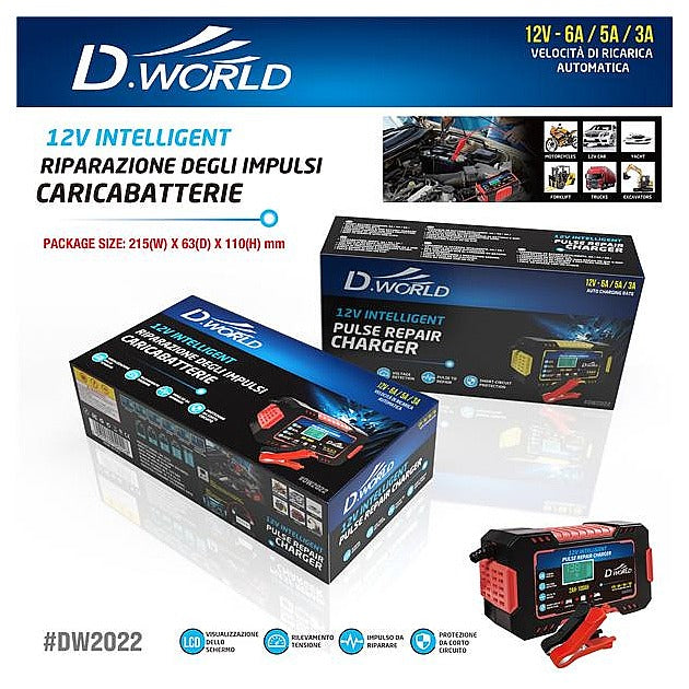 DW-2022 - CARGADOR DE BATERÍA 12V INTELIGENTE (502834/1)